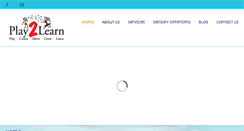 Desktop Screenshot of play2learn.biz