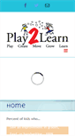Mobile Screenshot of play2learn.biz